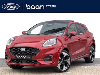 Ford Puma 1.0 Turbo 125pk Mild Hybride ST-Line X Automaat | full options | panorama dak | 19 inch | driver assistance pack | 360 graden camera | blis | winterpack | adaptieve cruise. | uit voorraad leverbaar! | fantastic red
