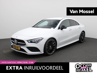 Mercedes-Benz CLA 180 AMG Line AUTOMAAT | AMG LINE | NIGHT PAKKET | AMBILIGHT | WIDESCREEN | STOELVERWARMING | CAMERA | NAVIGATIE | CRUISE | CLIMA | PDC | LMV | 12 MAANDEN BOVAG GARANTIE |