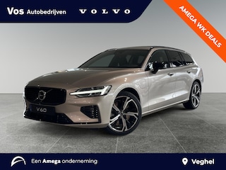 Volvo V60 T8 AWD Ultra Performance Edition Dark | Extra getint glas achter | 19" 5-triplespaaks Glossy Black Diamond Cut