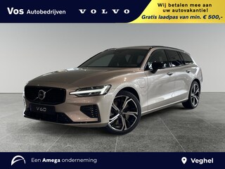 Volvo V60 T8 AWD Ultra Performance Edition Dark | Extra getint glas achter | 19" 5-triplespaaks Glossy Black Diamond Cut