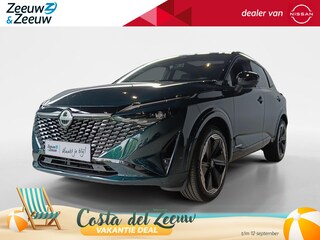 Nissan Qashqai 1.3 MHEV Xtronic N-Design |1800kg trekgewicht|Coldpack|Panoramisch dak|Camera rondomzicht|Parkeersensoren voor en achter|Naviagatie|Apple carplay&Android auto|20inch Lichtmetalenwielen|Alcantara bekleding|
