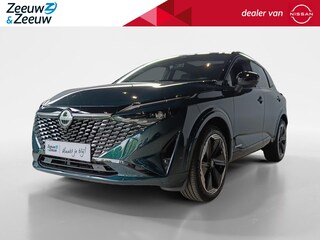 Nissan Qashqai 1.3 MHEV Xtronic N-Design |1800kg trekgewicht|Coldpack|Panoramisch dak|Camera rondomzicht|Parkeersensoren voor en achter|Naviagatie|Apple carplay&Android auto|20inch Lichtmetalenwielen|Alcantara bekleding|