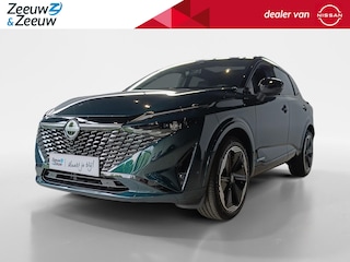 Nissan Qashqai 1.3 MHEV Xtronic N-Design |1800kg trekgewicht|Coldpack|Panoramisch dak|Camera rondomzicht|Parkeersensoren voor en achter|Naviagatie|Apple carplay&Android auto|20inch Lichtmetalenwielen|Alcantara bekleding|