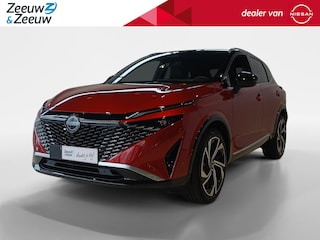 Nissan Qashqai 1.3 MHEV Xtronic Tekna Plus *1800kg trekgewicht*Nappa lederen bekleding*Stoelgeheugen*Stoel-,stuur- en voorruitverwarming*apple carplay& android auto*Google Navigatie*parkeersensoren voor en achter*360grd camera*