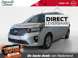 Nissan Townstar Evalia N-Connecta L2 45 kWh 122PK AUTOMAAT -persoons*Multi functioneel*€5000,- VOORRAADKORTING*Achteruitrijcamera*Parkeersensoren voor en achter*Cruise control*Apple Carplay / Android auto*Automatische regen/licht sensor*