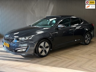 Kia Optima 2.0 CVVT Hybrid Super Pack AUT PANORAMADAK NAVIGATIE CAMERA LEDER STOEL/STUURVERWARMING AIRCO CRUISE PDC MEMORY KEYLESS
