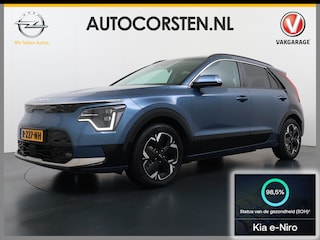 Kia Niro EV ExecutiveLine 64.8 kWh Trekhaak Leder SOH 98.5% Schuif-/kanteldak Adap.Cruise Camera Head-Up Display Apple Carplay Android Auto Navi Ecc Pdc Elek.Stoelen-Verwarmd/gekoeld+Memory Elek.Achterklep Stuurverwarming Lane Assist DAB 1e Eigenaar Origineel Nederlandse Auto Fabrieksgarantie tot 25-10-2029/150.000km € 50.000 nieuw!
