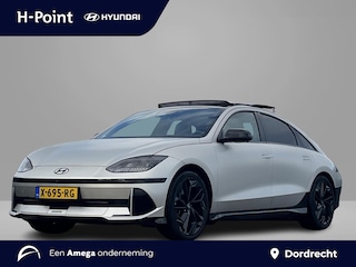 Hyundai Ioniq 6 First Edition AWD 77.4 kWh 325PK | Panorama schuifkanteldak | 800 V snellaadsysteem 10-80% in ca. 18 minuten  | 20″ lichtmetalen velgen & matzwarte designaccenten |  BOSE premium audiosysteem |  Premium interieur |