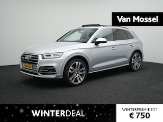 Audi Q5 3.0 TFSI SQ5 quattro | Apple/Android Play | Adaptive Cruise | 360 Camera | LED | Diamond Stitch Leder | Panorama Dak | PDC V+A | Keyless | Premium Audio | Tour pakket | Assistente pakket | 12 Maand BOVAG Garantie! |