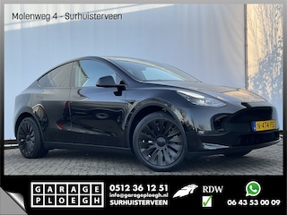 Tesla Model Y Long Range AWD 75 kWh FSD Leer Pano.dak 360° Black Warmtepomp