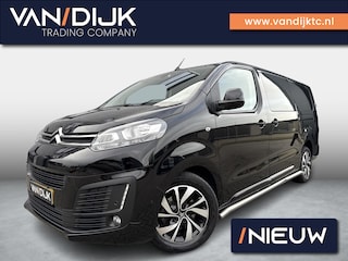 Citroën Jumpy 2.0 BlueHDI 180 XL Club DC L3H1 ✓Rijklaarprijs ✓Automaat ✓Navigatie ✓Camera ✓Climate ✓Cruise ✓BLIS ✓Parkeersensoren ✓Lichtmetaal ✓Trekhaak