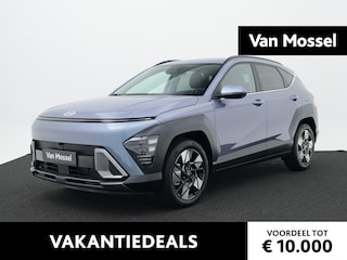 Hyundai Kona 1.6 GDI HEV Premium | Nieuw uit voorraad leverbaar | Lederen bekleding | Stoelverkoeling | Stoelverwarming | Stuurverwarming | Adaptieve Cruise Control | 360 Camera