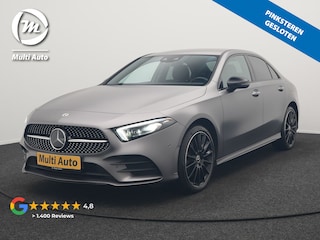 Mercedes-Benz A-klasse 250 e Business Solution AMG Limited Plug In Hybrid 218pk PHEV | Adaptive Cruise | Head Up | Multi Beam LED | Alcantara Sportstoelen Verwarmd | Night Pakket | Sfeerverlichting | MBUX | Apple Carplay | Widescreen Navi | 19"L.M | Mountaingrau Magno |