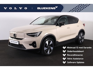 Volvo EC40 Performance Ultra 82 kWh - Panoramadak - IntelliSafe Assist & Surround - 360º Camera - Harman/Kardon audio - Verwarmde voorstoelen, stuur & achterbank - Parkeersensoren voor & achter - Elektr. bedienb. voorstoelen met geheugen links - Draadloze tel. lader - Warmtepomp - Extra getint glas - Elektr. inklapbare trekhaak - 19' LMV