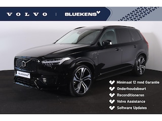 Volvo XC90 T8 Recharge AWD Ultra Dark - Luchtvering - Panorama/schuifdak - IntelliSafe Assist & Surround - 360º Camera - Bowers & Wilkins audio - Adaptieve LED koplampen - Verwarmde voorstoelen, stuur & achterbank - Parkeersensoren voor & achter - Elektr. bedienb. voorstoelen met geheugen - Geventileerde voorstoelen - Head up display - Draadloze tel. lader - Elektr. inklapbare trekhaak - 22' LMV