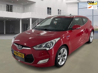 Hyundai Veloster 1.6 GDI i-Catcher|ORIGINEEL NL|LAGE KM MET NAP|PANO|CAMERA|XENON|LEDER|NAVI|STOELVERW