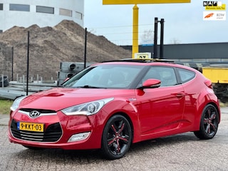 Hyundai Veloster 1.6 GDI i-Catcher|ORIGINEEL NL|LAGE KM MET NAP|PANO|CAMERA|XENON|LEDER|NAVI|STOELVERW