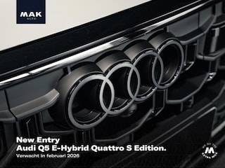 Audi Q5 E-Hybrid Quattro S Edition Competition, B&O, pano, trk. haak, 21", luchtv., matrix-LED, OLED, memory, keyless, HUD, ACC, privacy