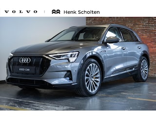 Audi e-Tron 55 quattro Business edition Plus 95 kWh | Panoramadak | Luchtvering | 1ste Eigenaar | Dealeronderhouden | Lederenbekleding | Parkeercamera | Audi smartphone interface | Parkeersensoren voor + achter | Electrische bedienbare voorstoelen