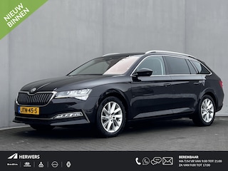Skoda Superb Combi 1.4 TSI iV Business Edition Plus / EAER 61 km / 1.600 kg elektrische trekhaak / Virtual Cockpit / Leder / Navigatie / Parkeerassistent / Stoel- en achterbankverwarming / Adaptieve CC / Apple Carplay Android / 17" LM wielen /