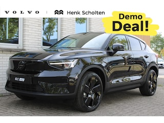 Volvo EC40 Single Motor Extended Range Ultra Black Ed. 82 kWh | Onyx Black Metallic | Harman Kardon audio | 360° camera | Elek. Bed. voorstoel met Memory | Verwarmbare voorstoelen | Verwarmbaar stuurwiel | Glazen dak |