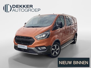 Ford Transit Custom 320 2.0 TDCI L2H1 170pk Active Dubbele Cabine Half lederen bekleding, adaptieve cruise control, trekhaak, winterpack, Raptor grille