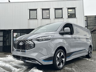 Ford Transit Custom 340 L2H1 Sport 71 kWh 2x schuifdeur, LMV 19'', navigatie, laadvloer, trekhaak, camera Snel leverbaar