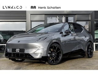 Lynk & Co 02 272PK 66KWh More, HEICO 21" Wielen, HEICO Verlagingsveren, 360 Graden Camera, Harman Kardon, Panoramadak, Elektrisch bedienbare voorstoelen met geheugen, Keyless Entry, Getint glas, Adaptieve Cruise Control, Dodehoekassistent, Sfeerverlichting, Stuurwielverwarming, Stoelverwarming