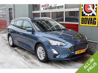 Ford Focus Wagon 1.0 EcoBoost Titanium Business O.a; Haak, Stoelverw, Clima, Navi, ACC. PDC, Camera, Etc. All-in prijs!