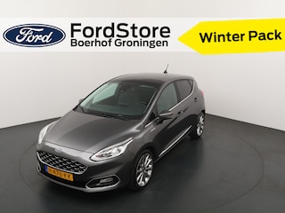 Ford Fiesta EcoBoost 125 pk Vignale | Pano | Winter Pack | Camera | Leer | Adapt. cruise | B&O | 17" | Pr. glass |