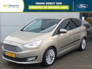 Ford C-MAX 1.0T 125pk Titanium | Climate control | Navigatie | Voorruitverwarming | 17" Lm velgen | Parkeersensoren
