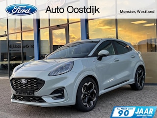 Ford Puma 1.0 EcoBoost Hybrid ST-Line X 155PK Automaat Afn. Trekhaak Winterpack Adaptieve Cruise Camera B&O Keyless Climate Privac Glass *Compleet*