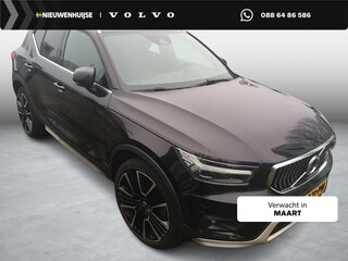 Volvo XC40 Plug-in Hybrid T5 Inscription | Panoramadak | Harman Kardon audio | Lederen bekleding | 21" velgen | Elektrische stoelverstelling | Stoelverwarming voor + achter | Keyless | Actieve LED koplampen | Getint glas | Stuurverwarming |