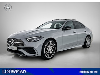 Mercedes-Benz C-klasse 300 e Business Solution AMG | Trekhaak | Nightpakket | Middenconsole metaalstructuur | Comfortpakket Plus |  Smartphone integratie | Panoramaschuifdak | Memorypakket |