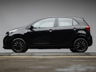 Kia Picanto 1.0 MPi BLACK/PACK (APPLECAR PLAY,NAVI,LED,SPORTSTOELEN,AIRCO,BLACK,NETTESTAAT)