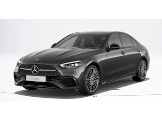 Mercedes-Benz C-klasse 300 e Business Solution AMG l Burmester 3D Surround Sound l Schuif/kantel Panoramadak l Nightpakket l Memory Seats l Smartphone integratie l