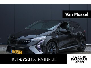 Renault Clio 1.6 E-Tech Full Hybrid 145Pk esprit Alpine | Navigatie | Apple & Android Carplay | Parkeersensoren Voor & Achter + 360 Camera | Climate Control | Premium Bose Geluidsysteem | Stoel en Stuurverwarming | Keyless Entry | Adaptieve Cruise Control |