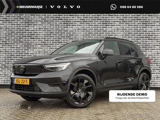 Volvo EX40 Single Motor Extended Range Plus Black Ed. 82 kWh | BLIS | Adaptieve Cruise Control | Harman Kardon Audio | Parkeersensoren voor + achter | Parkeercamera | 20" velgen | Stoelverwarming  | Stuurwielverwarming | Warmtepomp |