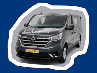 Renault Trafic 2.0 Blue dCi 130 T29 L2H1 Advance DC 2x Schuifdeur Led Dubbele cabine Betimmering Trekhaak Camera Lichtmetaal Parkeersensoren Carplay