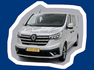 Renault Trafic 2.0 Blue dCi EDC 170 T29 L2H1 Extra DC 2x Schuifdeur Betimmering Trekhaak Navigatie Parkeersensoren Camera Carplay Dubbele cabine
