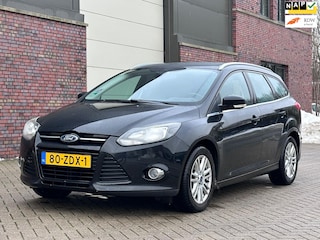 Ford Focus Wagon 1.0 EcoBoost Titanium Navigatie*Cruise*Clima*Dealer onderhouden*NAP*LM velgen*Parkeersensoren*