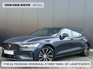 Volvo V60 2.0 T6 Plug-in hybrid AWD Plus Dark Adaptieve cruise control / BLIS / 360 camera / elektr. verst. Contourstoelen / stuur-,stoel-, voorruit verw. / Harman Kardon audio / Trekhaak / Keyless drive / All season banden