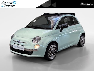 Fiat 500 80PK TwinAir Turbo Cult | Cabrio | Lederen Bekleding | Climate Control | Lichtmetalen Velgen | Bluetooth | Digitale Tellerklok | Dimmende Binnenspiegel | 16" Lichtmetalen Velgen |