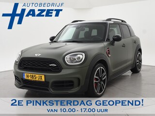 Mini Countryman JCW 2.0 JOHN COOPER WORKS 231 PK ALL4 AUT. MAT GROEN + PANORAMA | CAMERA | HEAD-UP | HK | LEDER | STOELVERW.
