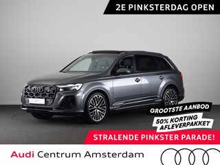 Audi Q7 55 TFSI e quattro Pro Line S 394pk Panoramadak, adaptive cruisecontrol, B&O soundsysteem, optiekpakket zwart Plus, Privacy Glass, Trekhaak