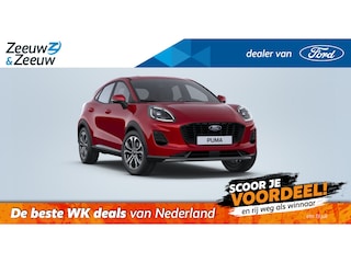 Ford Puma 1.0 EcoBoost Hybrid Titanium | 17" Lichtmetaal | Apple Carplay&Andorid Auto | Climate Control | Camera | Privacyglass | Nieuw te bestellen |