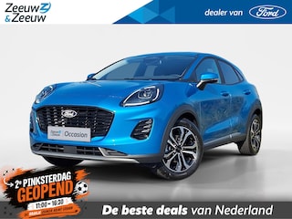 Ford Puma 1.0 EcoBoost Hybrid Titanium | Winterpack | Comfortpack | El. Achterklep | Camera | Navigatie | Led verlichting | Keyless entry | 17" Lichtmetaal | Climate Control | Nieuw te bestellen! |