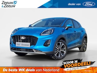 Ford Puma 1.0 EcoBoost Hybrid Titanium | Winterpack | Comfortpack | El. Achterklep | Camera | Navigatie | Led verlichting | Keyless entry | 17" Lichtmetaal | Climate Control | Nieuw te bestellen! |