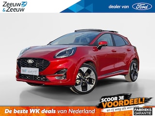 Ford Puma 1.0 EcoBoost Hybrid ST-Line X | Winterpack | Driver Assistancepack | 19" Lichtmetaal | Panoramadak | 360Camera | El. Achterklep | Adaptive Cruisecontrol | B&O Audio | Dodehoekdetectie | Nieuw te bestellen! |