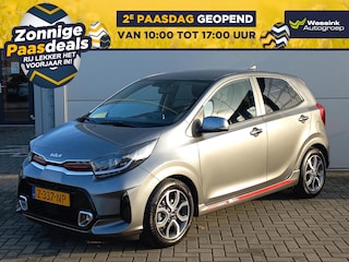 Kia Picanto 1.0 67pk GT-Line | Climate control | Navigatie | Leer | Lm velgen | Camera | Apple/Android | Parkeersensoren